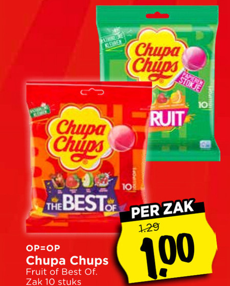 Chupa Chups   lollie folder aanbieding bij  Vomar - details