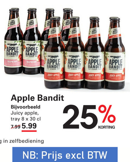 Apple bandit   appelcider folder aanbieding bij  Sligro - details