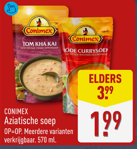 Conimex   soep folder aanbieding bij  Aldi - details