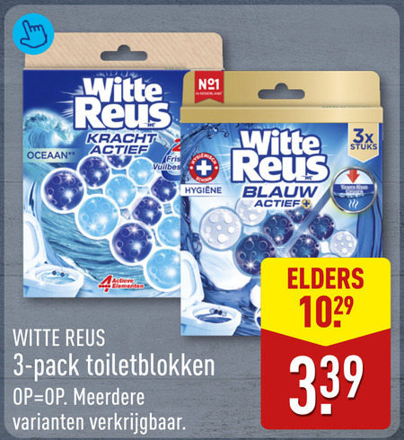 Witte Reus   toiletblok folder aanbieding bij  Aldi - details