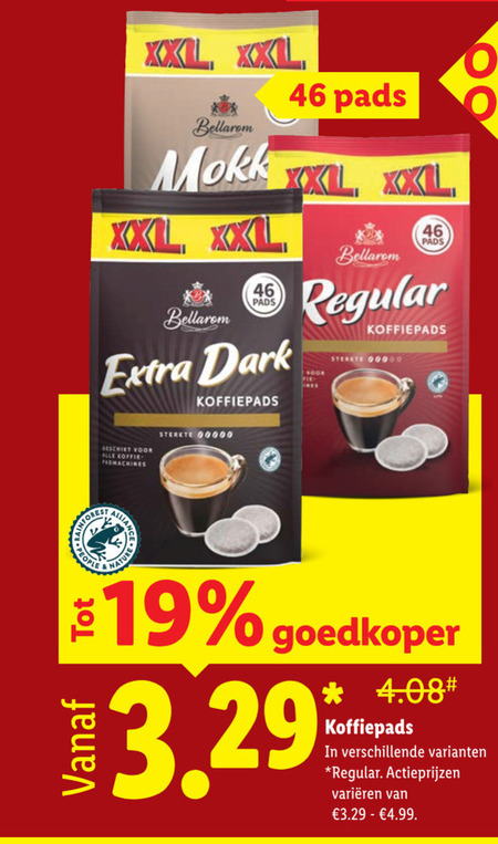 Bellarom   koffiepad folder aanbieding bij  Lidl - details