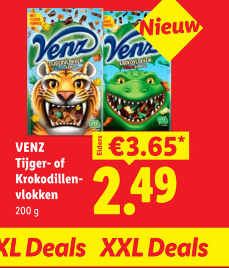 Venz   boterhamvlokken folder aanbieding bij  Lidl - details