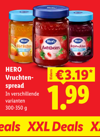 Hero   jam folder aanbieding bij  Lidl - details