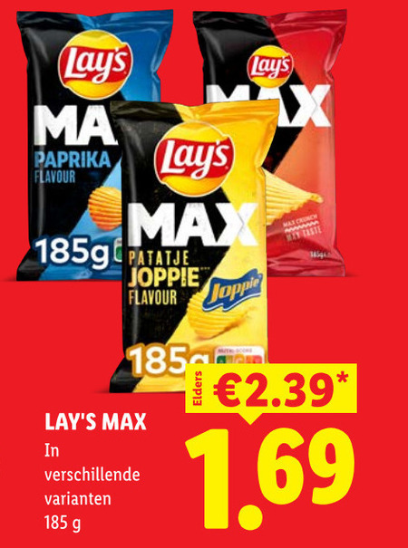 Lays   chips folder aanbieding bij  Lidl - details