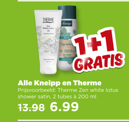 Kneipp   douchegel folder aanbieding bij  Plus - details