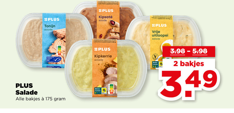 Plus Huismerk   salade folder aanbieding bij  Plus - details