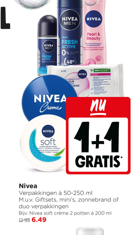 Nivea   dagcreme, gezichtsverzorging folder aanbieding bij  Jumbo - details