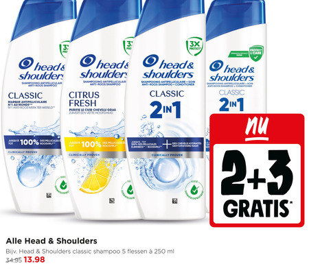 head and shoulders shampoo 1 2 3 5 100 250 pro 3x protect dermatologisch care tested shoulder shampooing anti roos classic antipelliculaire monde merk wereld clinically proven heads citrus fresh purifiant le gras zuivert vette hoofdhuid des roosvrij conditioner cheveux hydrates gehydrateerd haar re flessen ml folder aanbieding bij Jumbo Head and Shoulders shampoo folder aanbieding bij Jumbo - details