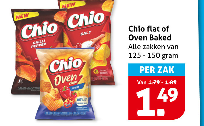 Chio   chips folder aanbieding bij  Hoogvliet - details
