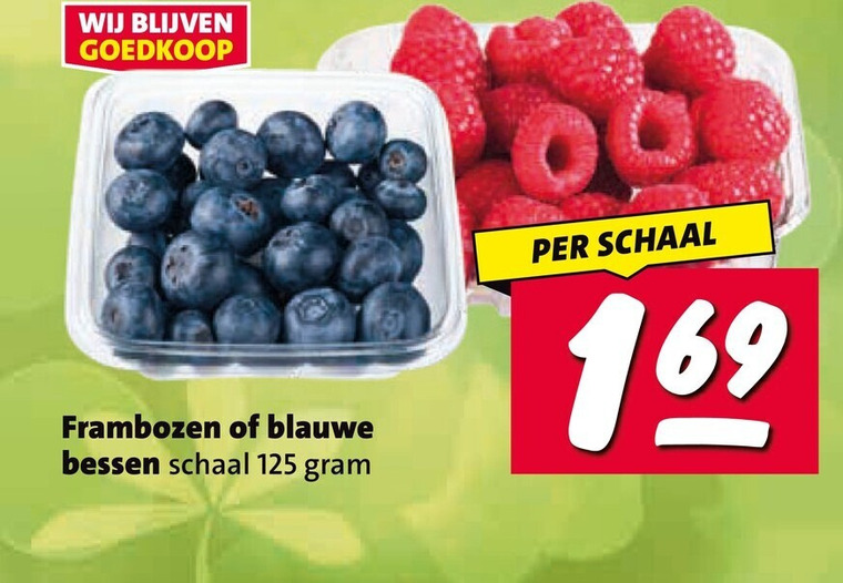 frambozen blauwe bessen schaal 00 folder aanbieding bij Nettorama