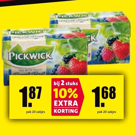 Pickwick   thee folder aanbieding bij  Nettorama - details