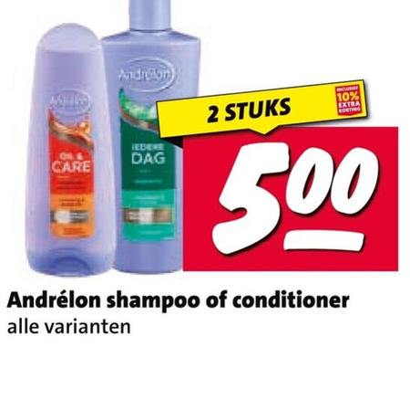 Andrelon   shampoo, conditioner folder aanbieding bij  Nettorama - details