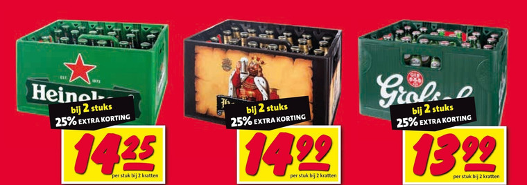 hertog jan heineken grolsch blikjes bier 2 25 stuks stuk kratten folder aanbieding bij Nettorama Hertog Jan blikje bier folder aanbieding bij Nettorama - details