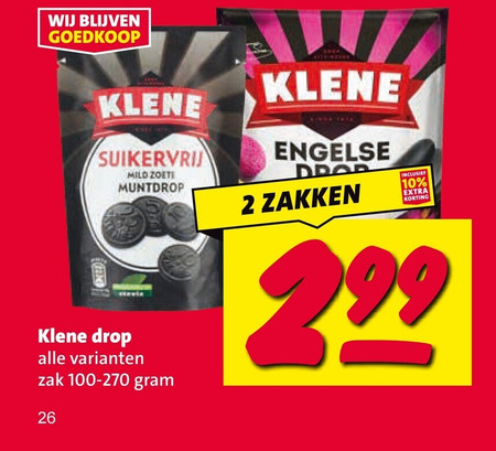 Klene   drop folder aanbieding bij  Nettorama - details