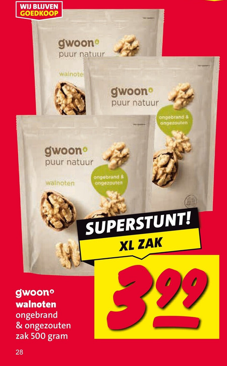Gwoon   walnoten folder aanbieding bij  Nettorama - details