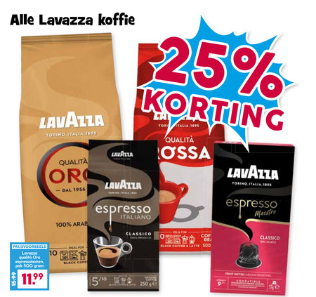Lavazza   koffie, koffiebonen folder aanbieding bij  Boons&nbsp;Markt - details