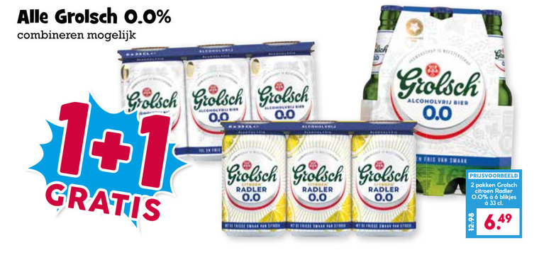 Grolsch   alcoholvrij bier folder aanbieding bij  Boons&nbsp;Markt - details