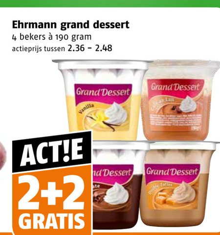 Ehrmann   toetje folder aanbieding bij  Poiesz - details