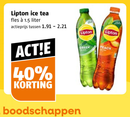 Lipton   ice tea folder aanbieding bij  Poiesz - details