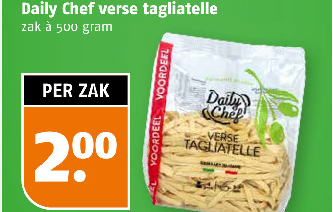 Daily Chef   tagliatelle folder aanbieding bij  Poiesz - details