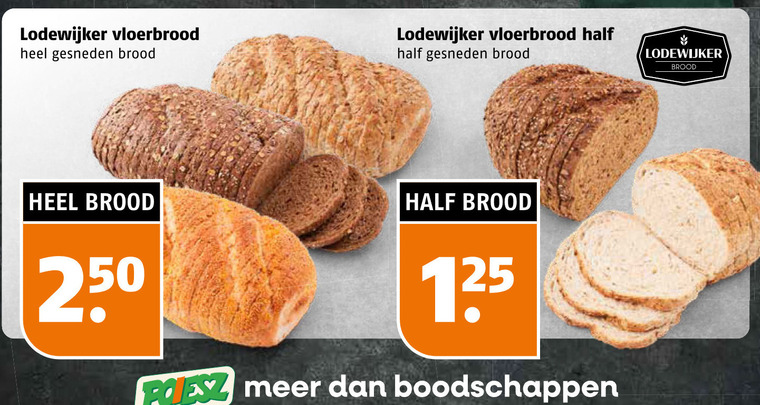 Lodewijker   brood folder aanbieding bij  Poiesz - details