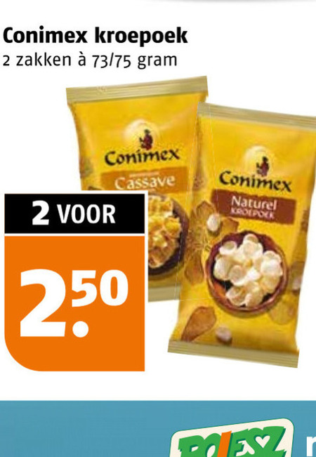 Conimex   kroepoek folder aanbieding bij  Poiesz - details