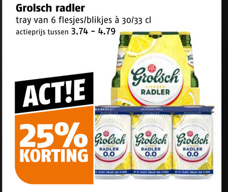 Grolsch   radler bier folder aanbieding bij  Poiesz - details