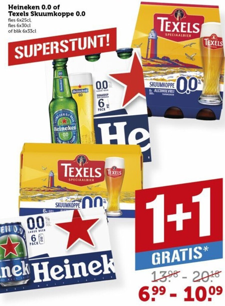 Texels   alcoholvrij bier, blikje bier folder aanbieding bij  Coop - details