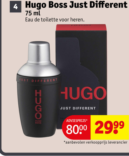 Hugo Boss   eau de toilette folder aanbieding bij  Kruidvat - details