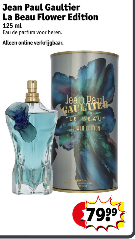 Jean Paul Gaultier   eau de parfum folder aanbieding bij  Kruidvat - details