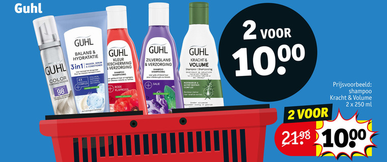 Guhl   shampoo folder aanbieding bij  Kruidvat - details
