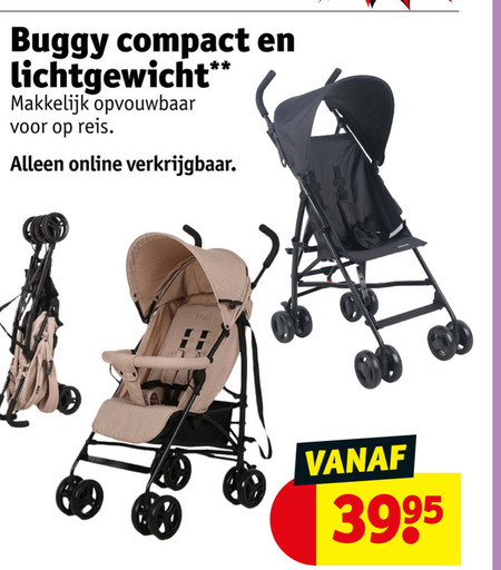 buggy compact lichtgewicht opvouwbaar reis online folder aanbieding bij Kruidvat