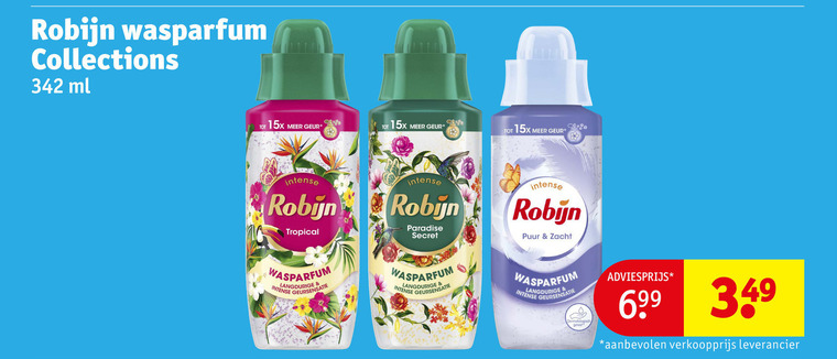 Robijn   wasverzachter folder aanbieding bij  Kruidvat - details