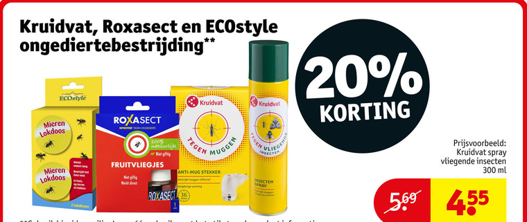 Roxasect   insectenbestrijding, mottenpapier folder aanbieding bij  Kruidvat - details
