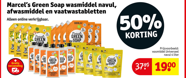 Marcels Green Soap   wasmiddel, afwasmiddel folder aanbieding bij  Kruidvat - details