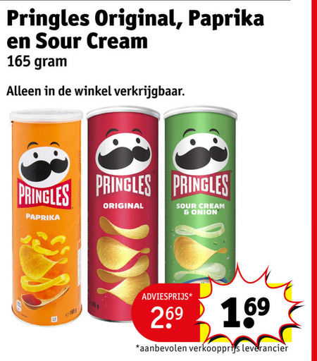 Pringles   chips folder aanbieding bij  Kruidvat - details