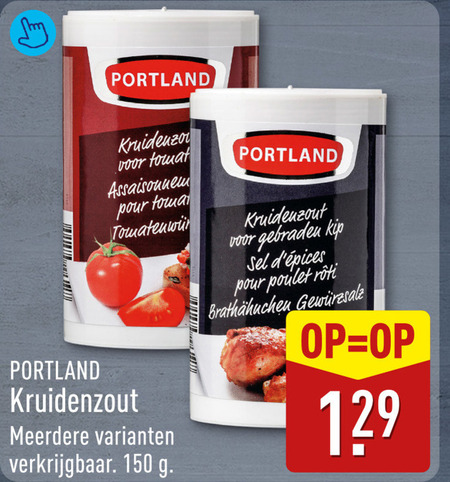 zout 150 portland tomaten pour kruidenzout meerdere gebraden kip sel poulet roti folder aanbieding bij Aldi