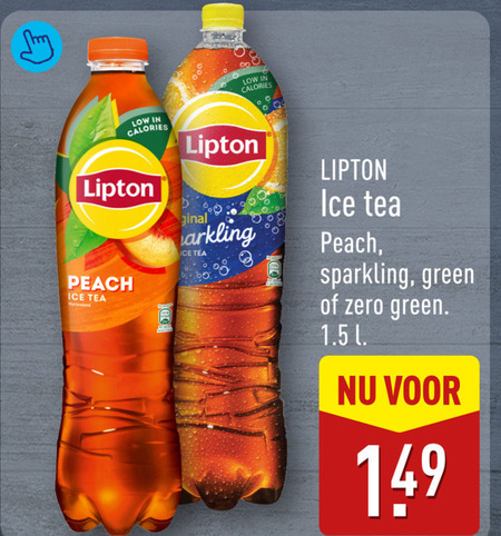 Lipton   ice tea folder aanbieding bij  Aldi - details