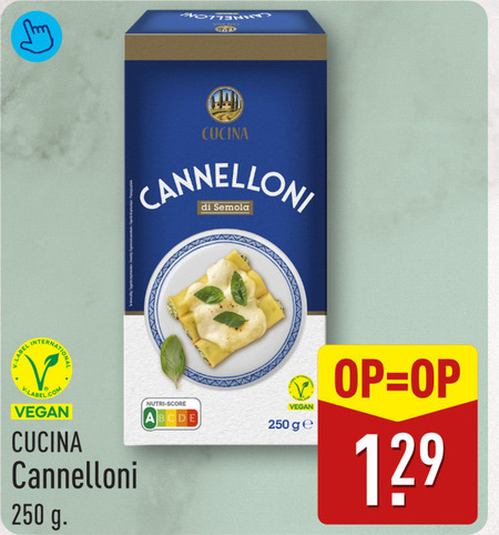 cannelloni 250 label cucina nutri score ge folder aanbieding bij Aldi