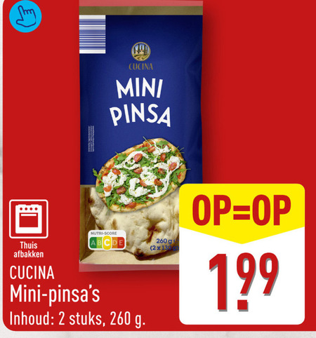 broodjes 2 260 thuis afbakken cucina mini nutri score inhoud stuks folder aanbieding bij Aldi