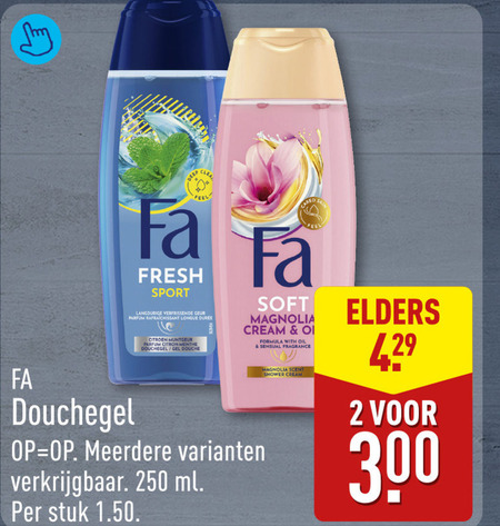 Fa   douchegel folder aanbieding bij  Aldi - details
