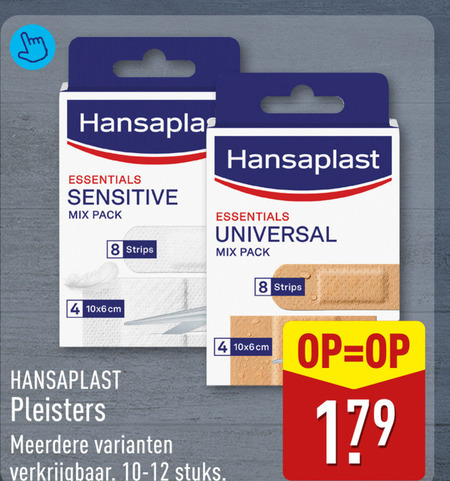 Hansaplast   pleister folder aanbieding bij  Aldi - details