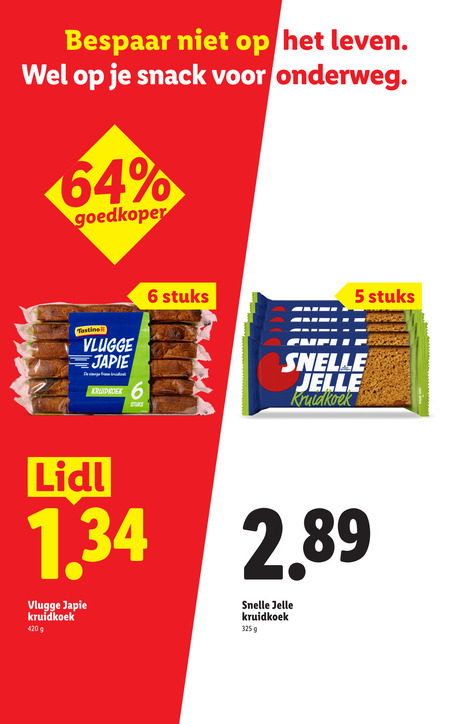 ontbijtkoekrepen 5 6 64 bespaar leven snack onderweg goedkoper stuks tastino vlugge japie friese kruidkoek jelle folder aanbieding bij Lidl