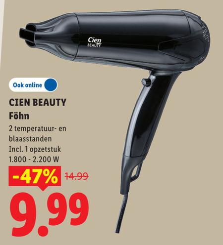 fohn 1 2 cien beauty online temperatuur blaasstanden opzetstuk folder aanbieding bij Lidl