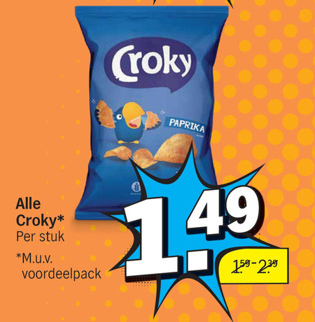 Croky   chips folder aanbieding bij  Albert&nbsp;Heijn - details