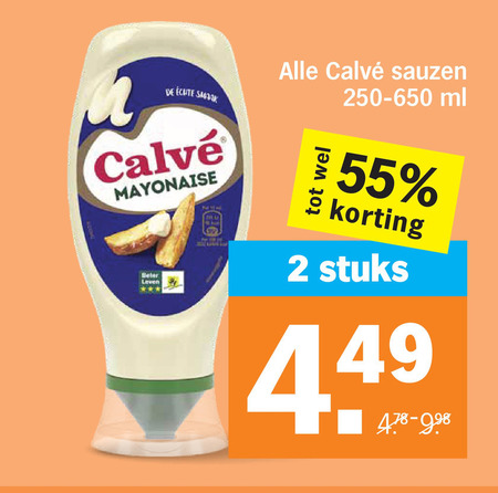 Calve   mayonaise folder aanbieding bij  Albert&nbsp;Heijn - details