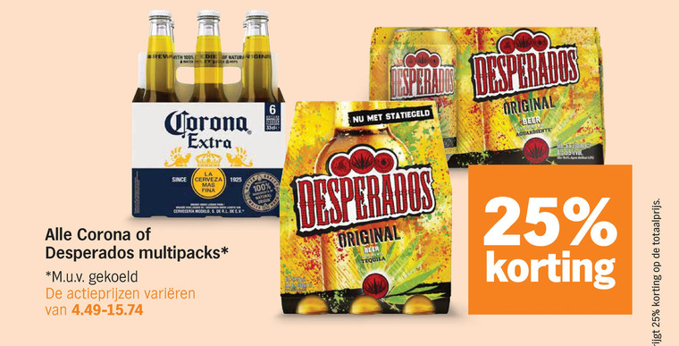 Desperados   speciaalbier folder aanbieding bij  Albert&nbsp;Heijn - details