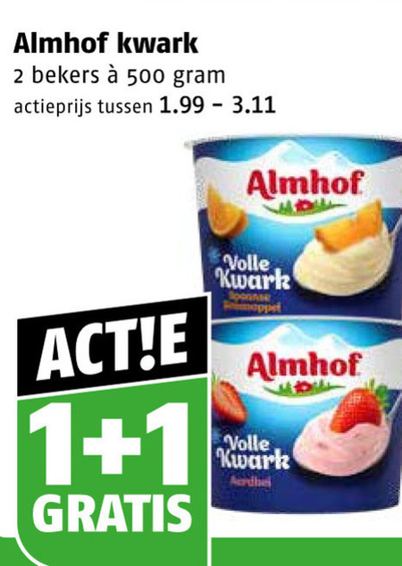 Almhof   kwark folder aanbieding bij  Poiesz - details