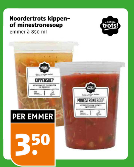 Noordertrots   soep folder aanbieding bij  Poiesz - details
