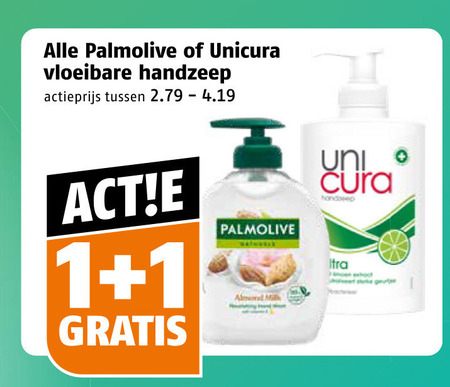 Palmolive   handzeep folder aanbieding bij  Poiesz - details